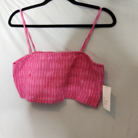 A New Day Women's Pink Crop Top - Picture 4 of 11